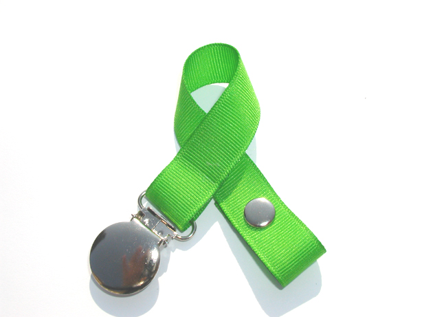 Apple Green Small Pacifier Holder-Apple Green Small Pacifier Holder