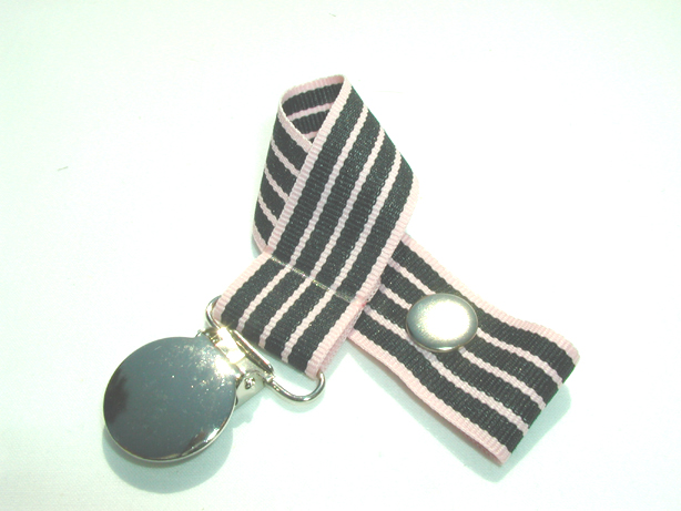Pink Licorice Pacifier Holder-Pink Licorice Pacifier Holder 