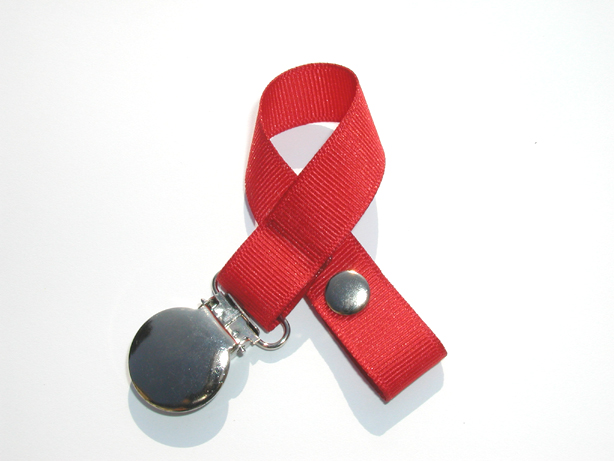 Red Small Pacifier Holder-Red Small Pacifier Holder